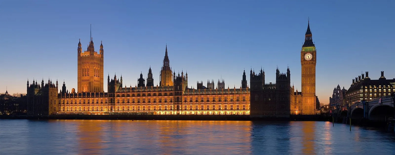 Big Ben and Westminster Bridge in London, United Kingdom